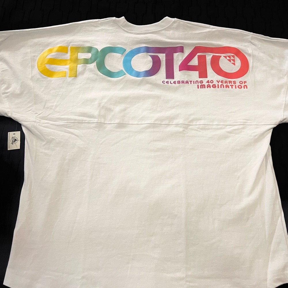 NWT large  EPCOT 40th Anniversary Spirit Jersey for Adults
